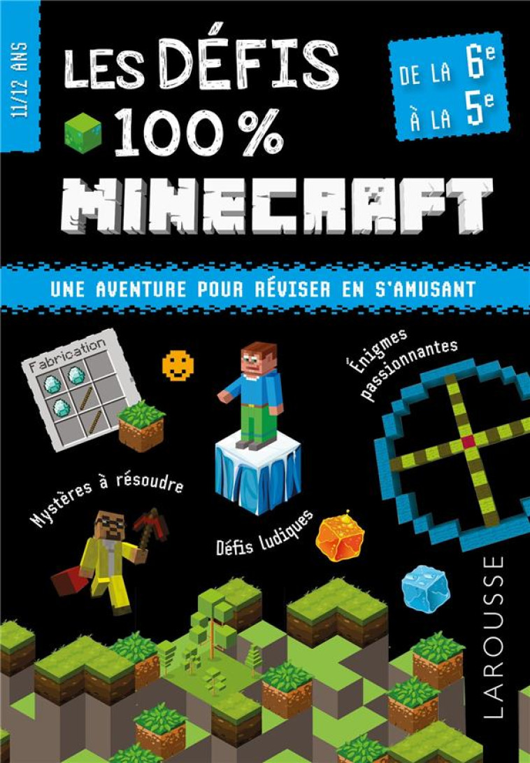 LES DEFIS 100 % MINECRAFT - PLUMEL DAVID - LAROUSSE