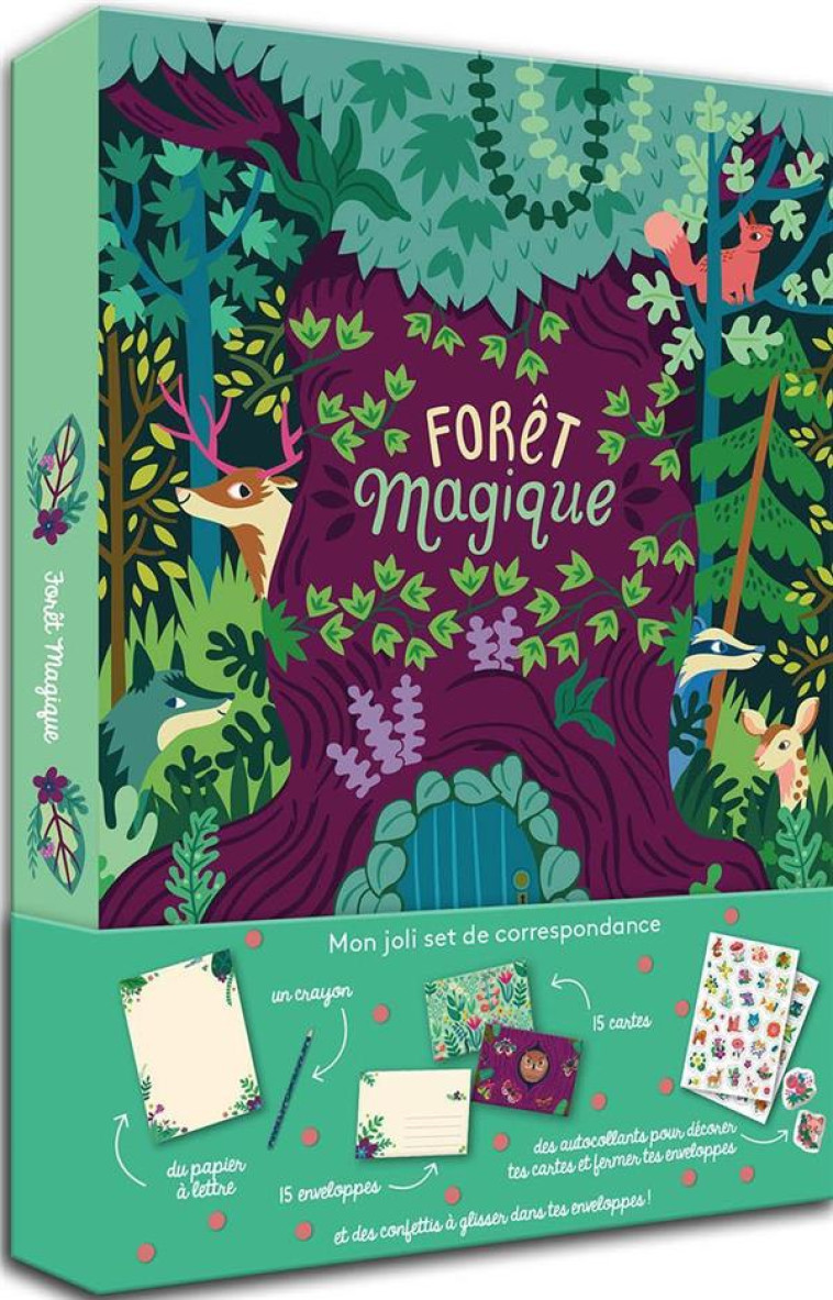 MA PAPETERIE CREATIVE - FORET MAGIQUE - MON JOLI SET DE CORRESPONDANCE - MC GLOIN PAULA - NC