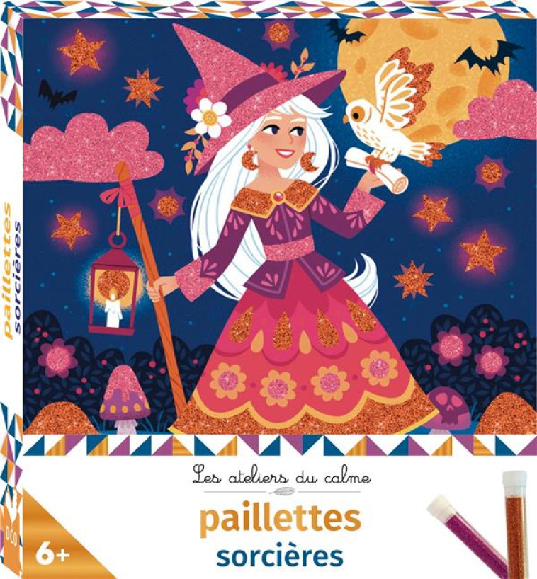 PAILLETTES SORCIERES - MINI BOITE AVEC ACCESSOIRES - FABRE LEA - NC