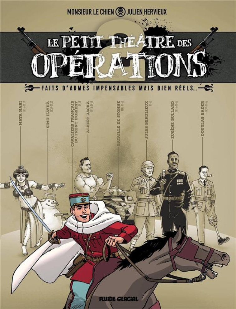 LE PETIT THEATRE DES OPERATIONS - TOME 02 - FAITS D-ARMES INCROYABLES MAIS BIEN REELS... - HERVIEUX/TROCKLE - FLUIDE GLACIAL