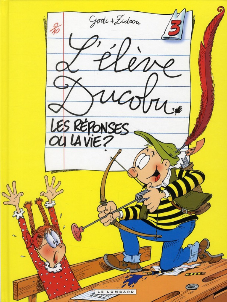 DUCOBU  - TOME 3 - LES REPONSES OU LA VIE ? - ZIDROU/GODI - LOMBARD