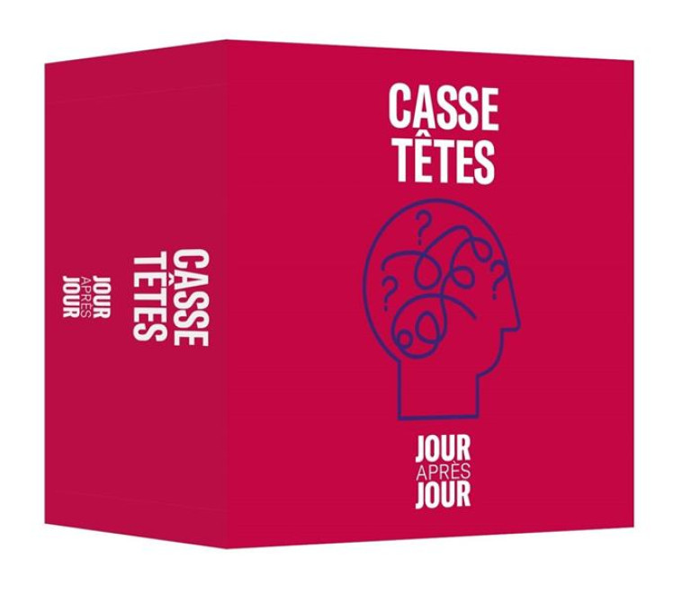 CALENDRIER JOUR APRES JOUR - CASSE-TETES - COLLECTIF - HACHETTE