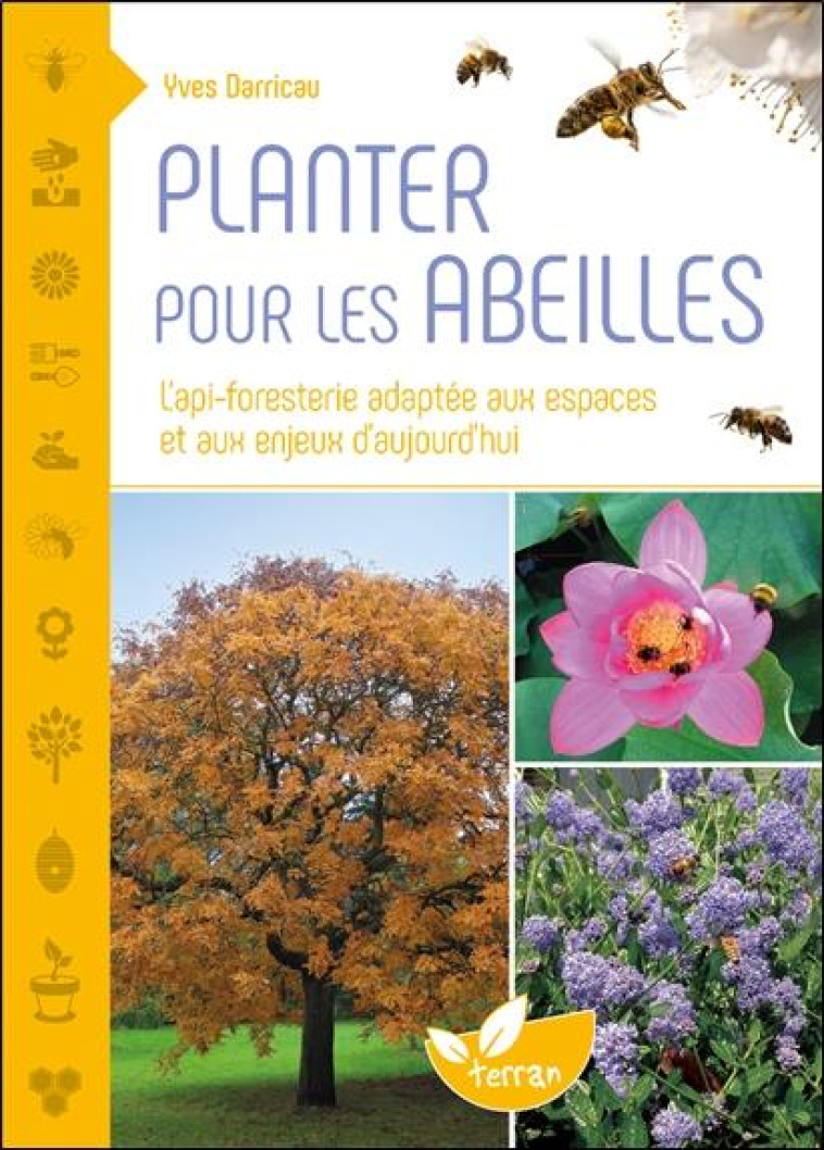 PLANTER POUR LES ABEILLES - L-API-FORESTERIE ADAPTEE AUX ESPACES ET AUX ENJEUX D-AUJOURD-HUI - DARRICAU YVES - DE TERRAN