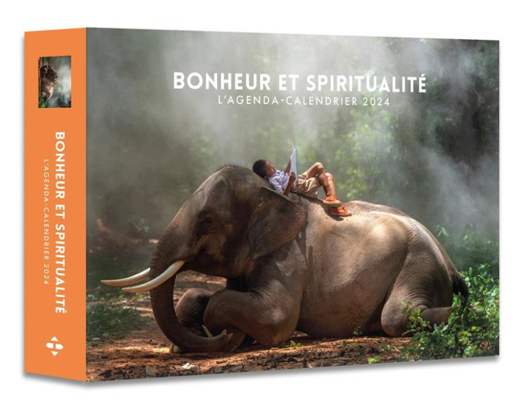 AGENDA - CALENDRIER BONHEUR ET SPIRITUALITE 2024 - COLLECTIF - HUGO JEUNESSE