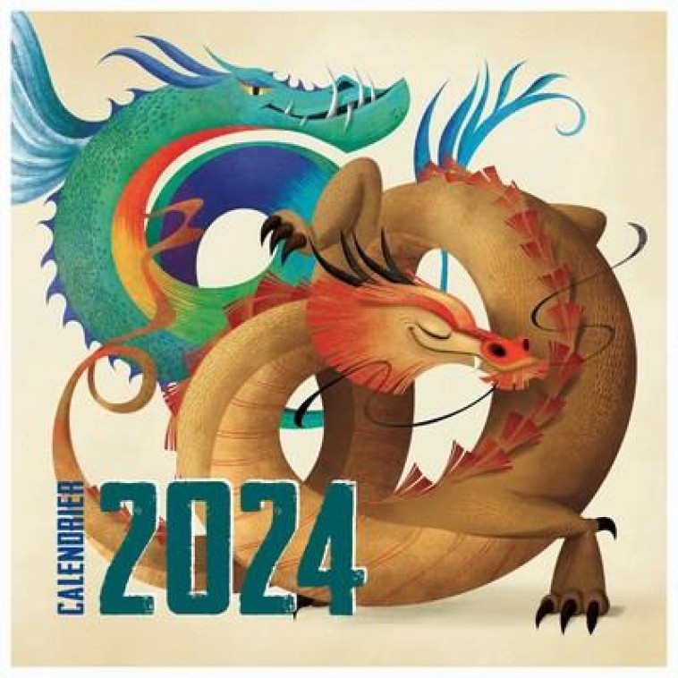 CALENDRIER MURAL 2024 DRAGONS - LANG ANNA - NC