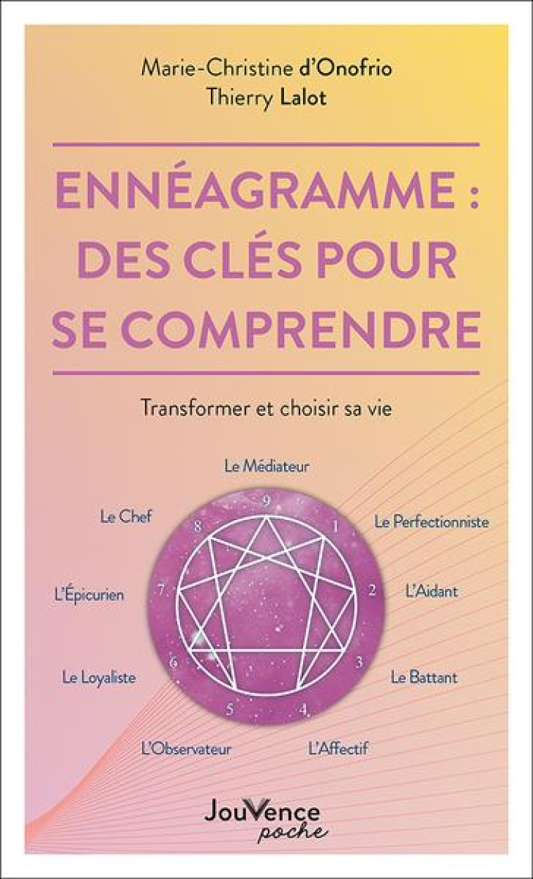 ENNEAGRAMME : DES CLES POUR SE COMPRENDRE - TRANSFORMER ET CHOISIR SA VIE - LALOT/D-ONOFRIO - JOUVENCE