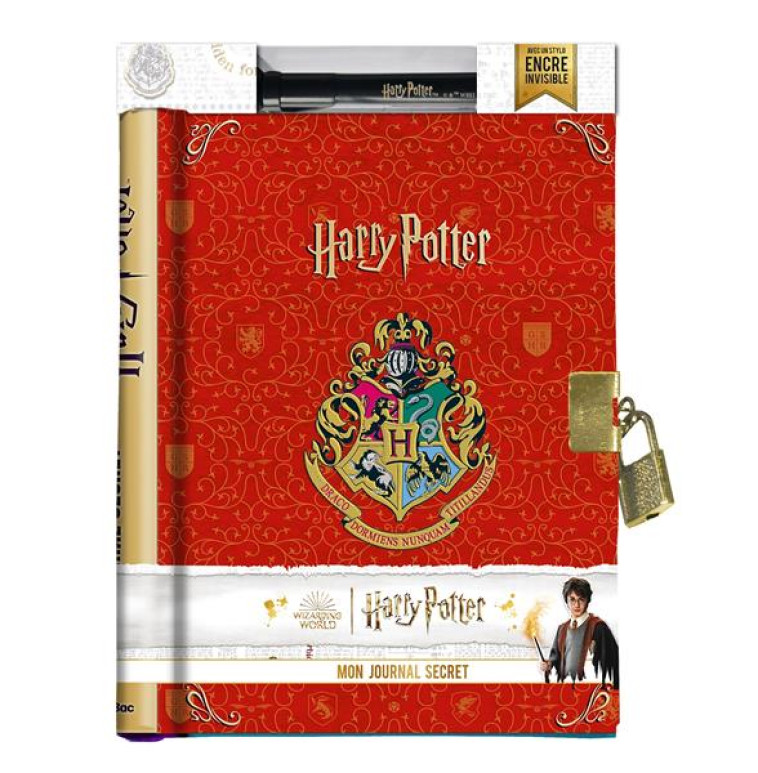 HARRY POTTER - MON JOURNAL INTIME (AVEC ENCRE INVISIBLE) - PLAYBAC EDITIONS - NC