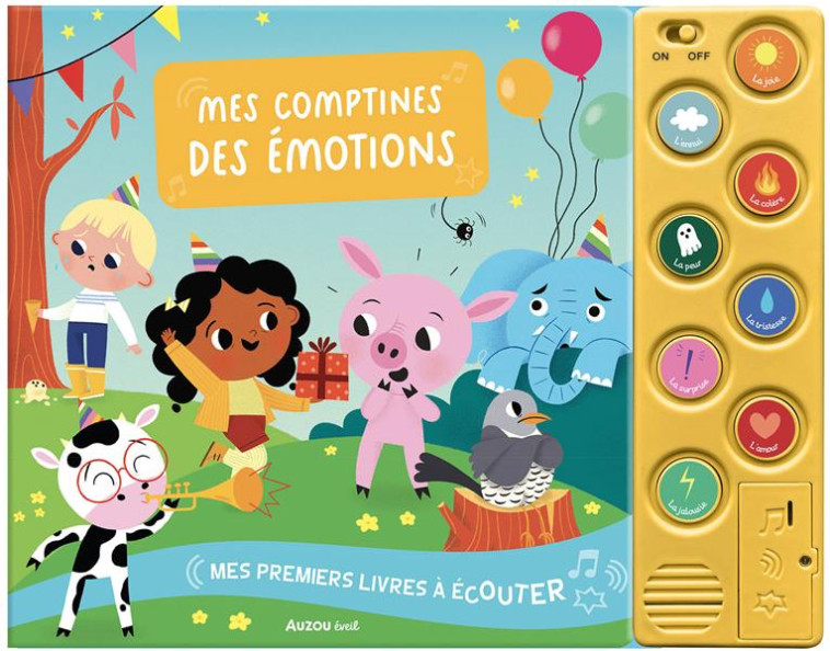 MES PREMIERS LIVRES A ECOUTER - MES COMPTINES DES EMOTIONS - CABROL/MAB - PHILIPPE AUZOU