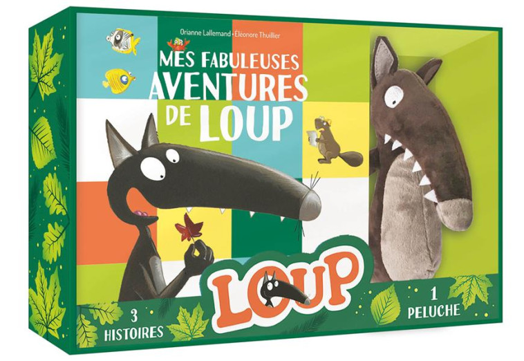 COFFRET LOUP - MES FABULEUSES AVENTURES DE LOUP - LALLEMAND/THUILLIER - PHILIPPE AUZOU