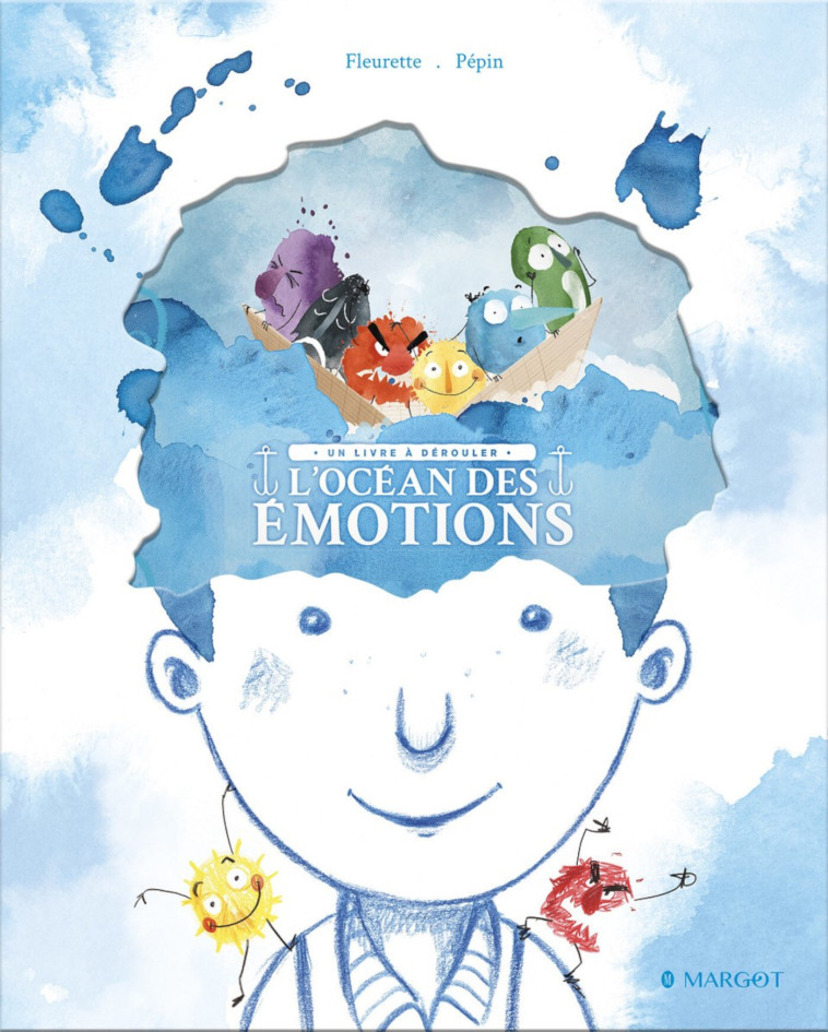 L'OCEAN DES EMOTIONS - UN LIVRE A DEROULER -  FLEURETTE - MARGOT