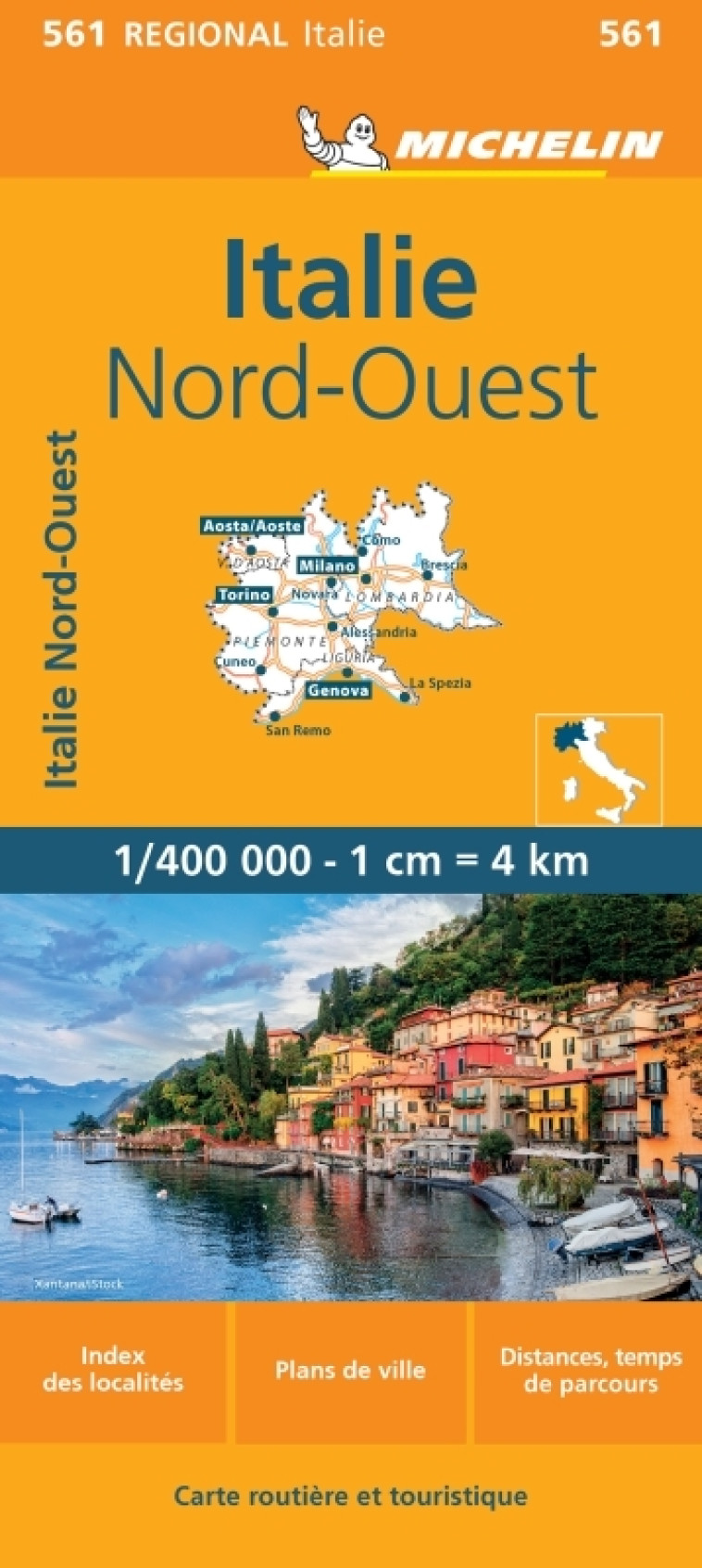 CARTE RÉGIONALE ITALIE NORD-OUEST - XXX - MICHELIN