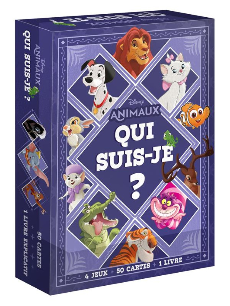 DISNEY ANIMAUX - JEUX DE CARTES QUI SUIS-JE ? - XXX - NC