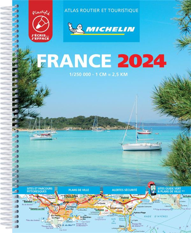 ATLAS ROUTIER FRANCE 2024 MICHELIN PLASTIFIE - XXX - MICHELIN