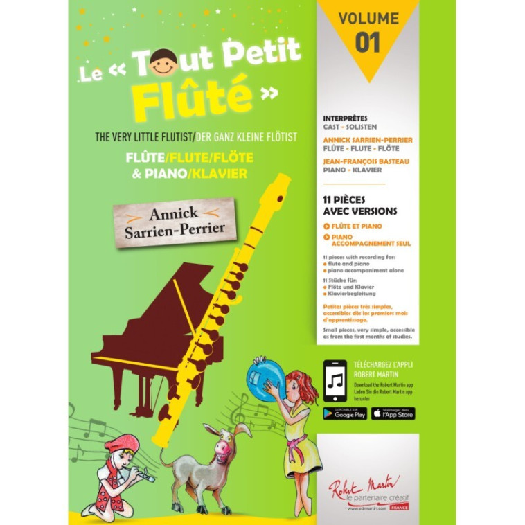 ANNICK SARRIEN PERRIER : LE TOUT PETIT FLUTE + SUPPORT AUDIO -  ANNICK SARRIEN PERRI,  ANNICK SARRIEN-PERRI,  SARRIEN-PERRIER ANNI - ROBERT MARTIN