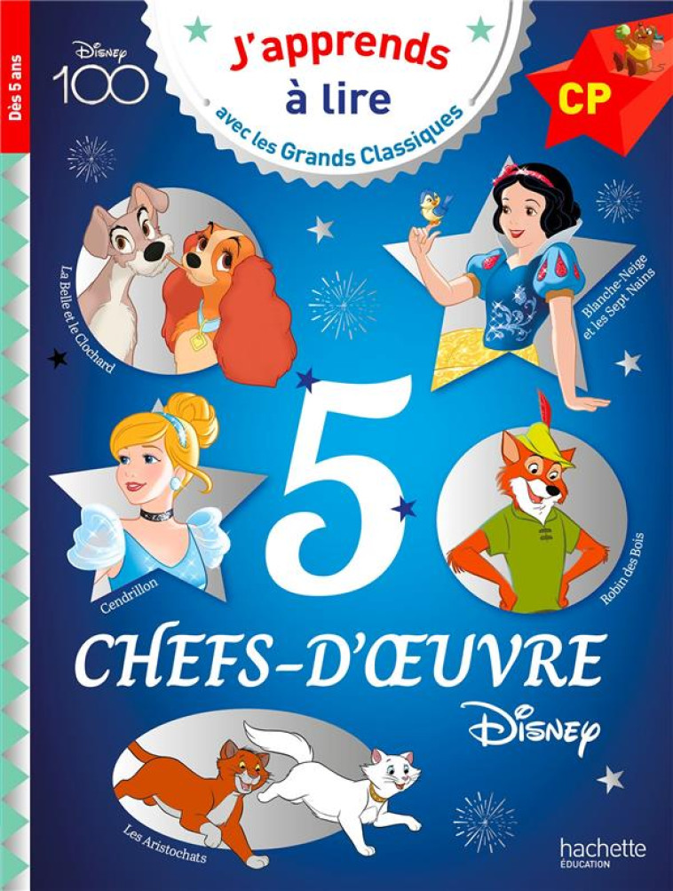 DISNEY -  5 CHEFS-D-OEUVRE DE DISNEY CP - ALBERTIN ISABELLE - HACHETTE