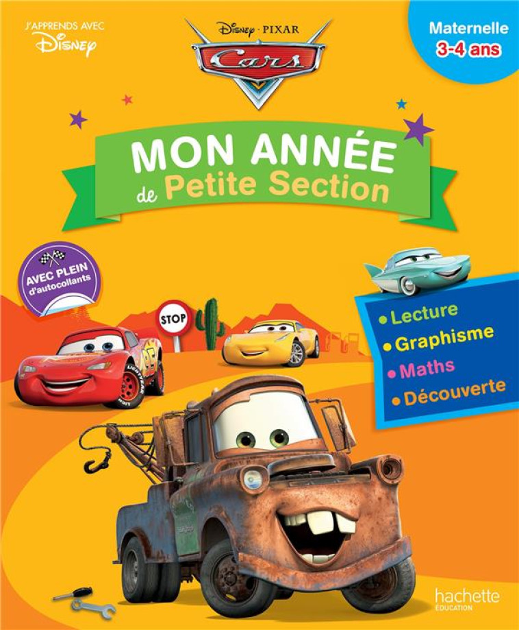 CARS MON ANNEE DE PETITE SECTION - COLLECTIF - HACHETTE