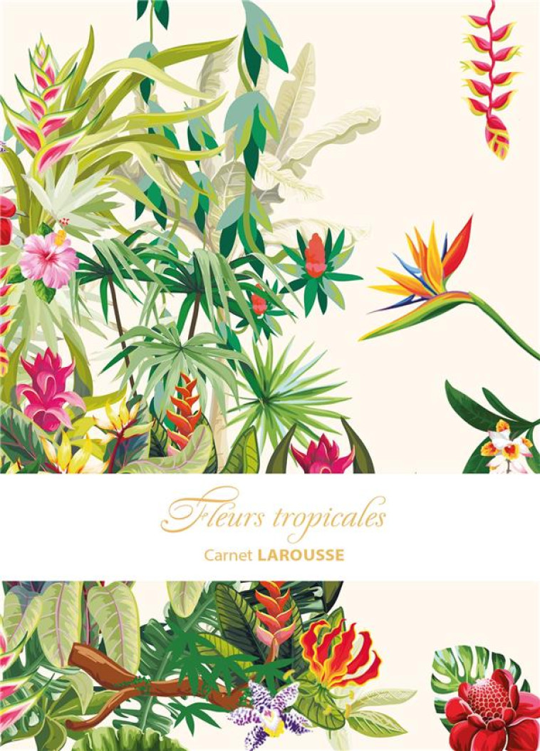 CARNET LAROUSSE - FLEURS TROPICALES - COLLECTIF - NC