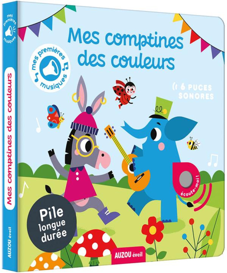 MES PREMIERS SONORES - MES COMPTINES DES COULEURS - BARREA EMELINE - PHILIPPE AUZOU