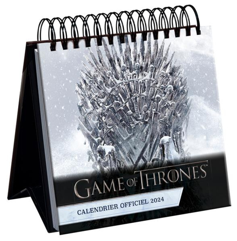 GAMES OF THRONES CALENDRIER PHOTOS OFFICIEL 2024 - COLLECTIF - PRISMA