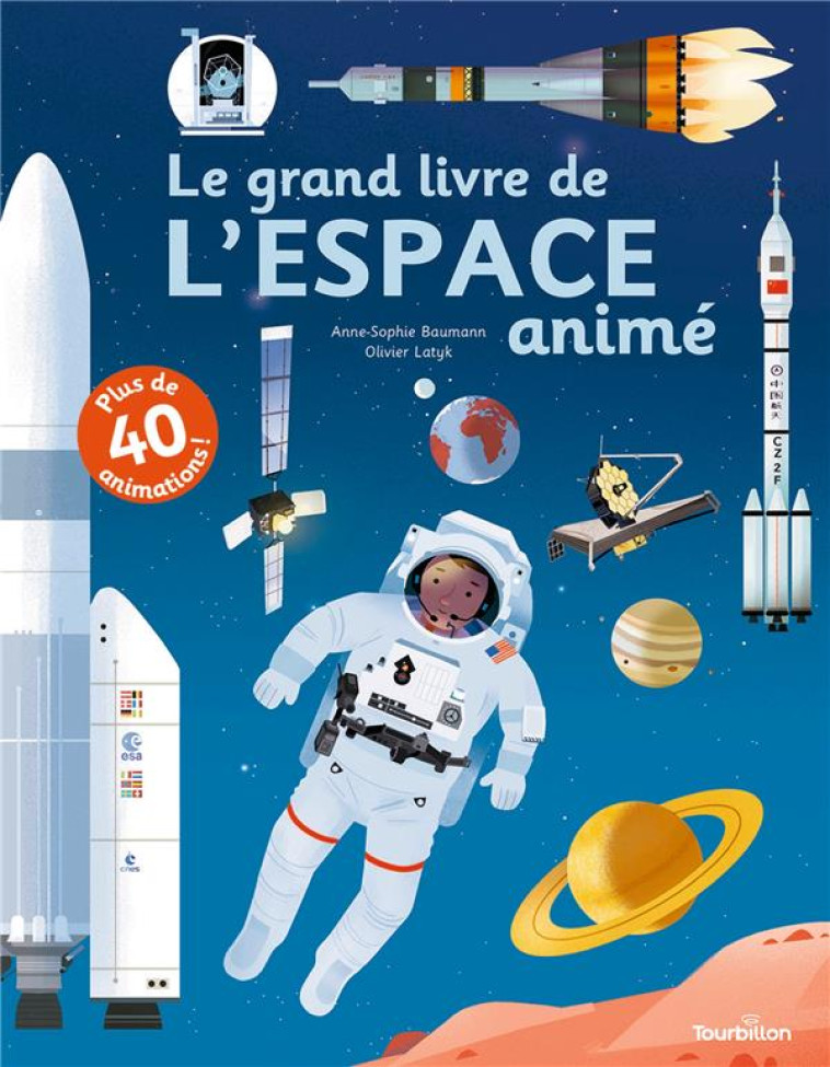 LE GRAND LIVRE DE L-ESPACE ANIME - BAUMANN/LATYK - TOURBILLON