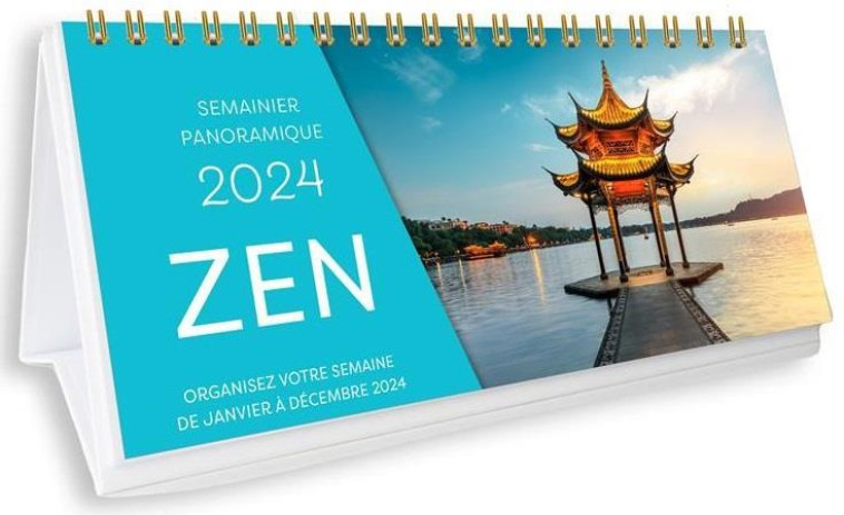 SEMAINIER PANORAMIQUE - ZEN 2024, UNE PAGE PAR JOUR - XXX - NC