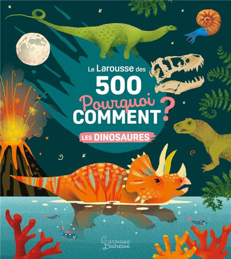 LE LAROUSSE DES 500 POURQUOI COMMENT - LES DINOSAURES - DE MULLENHEIM/DUPONT - LAROUSSE