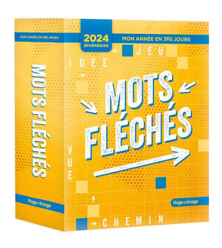 MON ANNEE - MOTS FLECHES 2024 - COLLECTIF - HUGO JEUNESSE