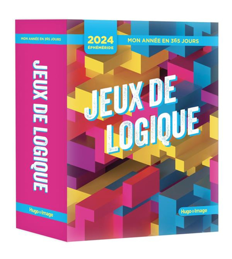 MON ANNEE - JEUX DE LOGIQUE 2024 - COLLECTIF - HUGO JEUNESSE