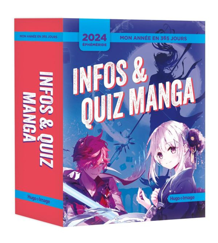 MON ANNEE - INFOS & QUIZ MANGA 2024 - COLLECTIF - HUGO JEUNESSE