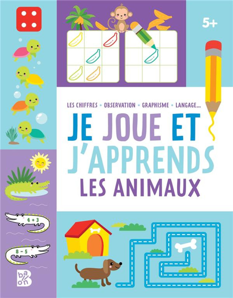 JE JOUE ET J-APPRENDS 5+ LES ANIMAUX - XXX - NC