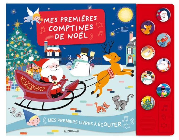 MES PREMIERS LIVRES A ECOUTER - MES PREMIERS COMPTINES DE NOEL - MICHAUD RAPHAELLE - PHILIPPE AUZOU