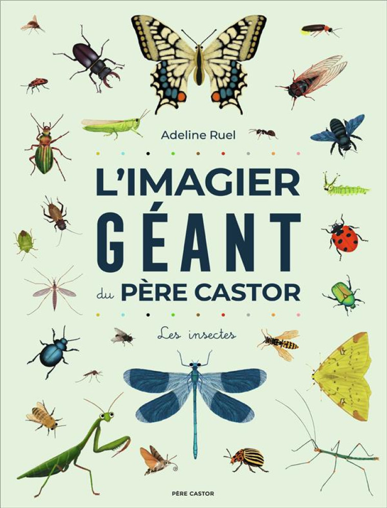 L-IMAGIER GEANT DU PERE CASTOR - LES INSECTES - RUEL ADELINE - FLAMMARION