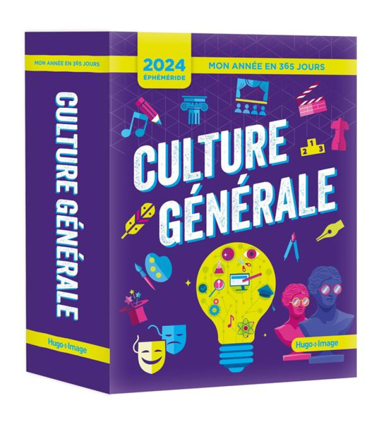 MON ANNEE - QUESTIONS DE CULTURE GENERALE 2024 - COLLECTIF - HUGO JEUNESSE