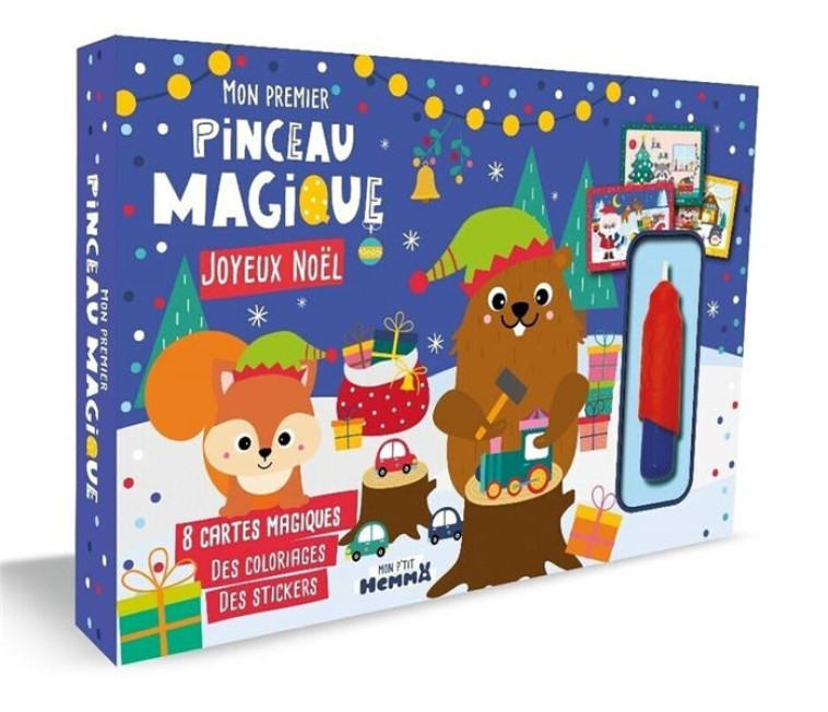 MON P-TIT HEMMA - MON PREMIER PINCEAU MAGIQUE - JOYEUX NOEL - 8 CARTES MAGIQUES - DES COLORIAGES - D - CAROTTE ET COMPAGNIE - NC