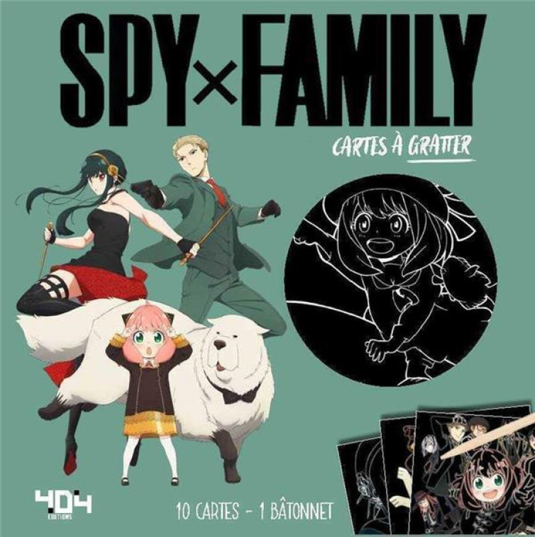 CARTES A GRATTER SPY X FAMILY - ENDO/CRUNCHYROLL - NC