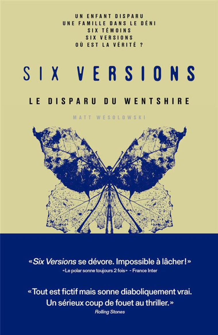 SIX VERSIONS - LE DISPARU DU WILTSHIRE - TOME 3 LA DISPARUE DU WENTSHIRE - WESOLOWSKI MATT - ARENES