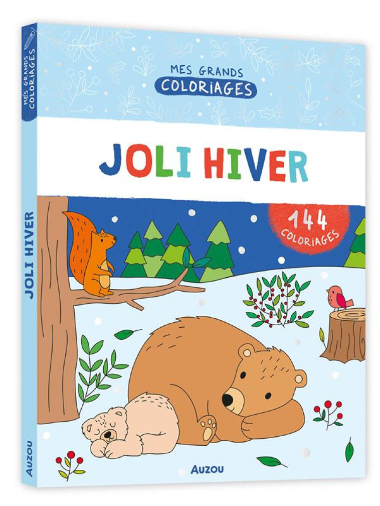 MES GRANDS COLORIAGES - JOLI HIVER - BUCKINGHAM FAYE - PHILIPPE AUZOU