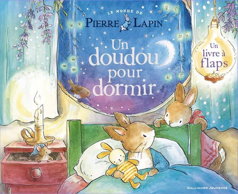 LE MONDE DE PIERRE LAPIN - UN DOUDOU POUR DORMIR - UN LIVRE A FLAPS - POTTER/TAYLOR - GALLIMARD