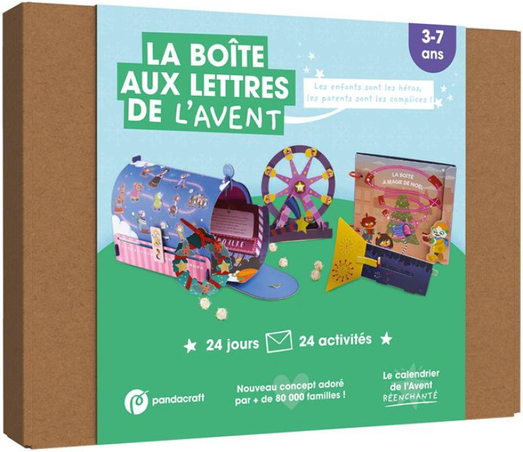 BOITE AUX LETTRES DE L-AVENT - LA BOITE A MAGIE - CALENDRIER DE L-AVENT 3+ - XXX - NC