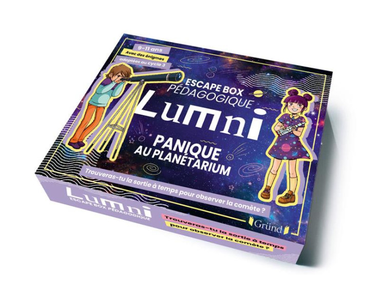 ESCAPE BOX LUMNI - 9-11 ANS - PANIQUE AU PLANETARIUM - LUMNI/CYRIELLE - NC