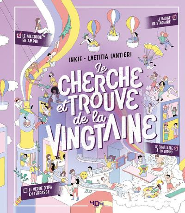 LE CHERCHE ET TROUVE DE LA VINGTAINE - INKIE ILLUSTRATIONS - 404