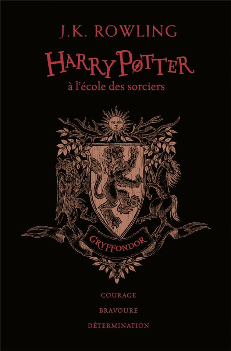 HARRY POTTER - I - HARRY POTTER A L-ECOLE DES SORCIERS - GRYFFONDOR - ROWLING/PINFOLD - GALLIMARD