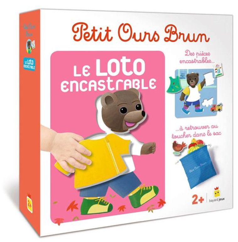 JEU PETIT OURS BRUN - LOTO ENCASTRABLE - BOUR DANIELE - Bayard Jeunesse