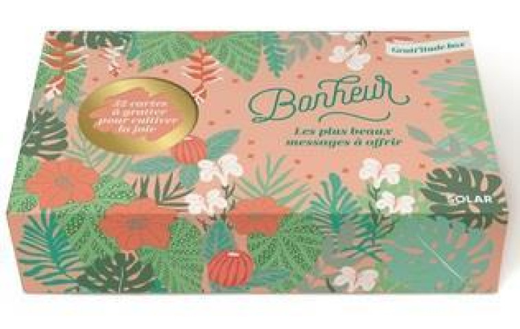 GRATTITUDE BOX BONHEUR - LES PLUS BEAUX MESSAGES A OFFRIR -52 CARTES A GRATTER POUR CULTIVER LA JOIE - COLLECTIF - NC