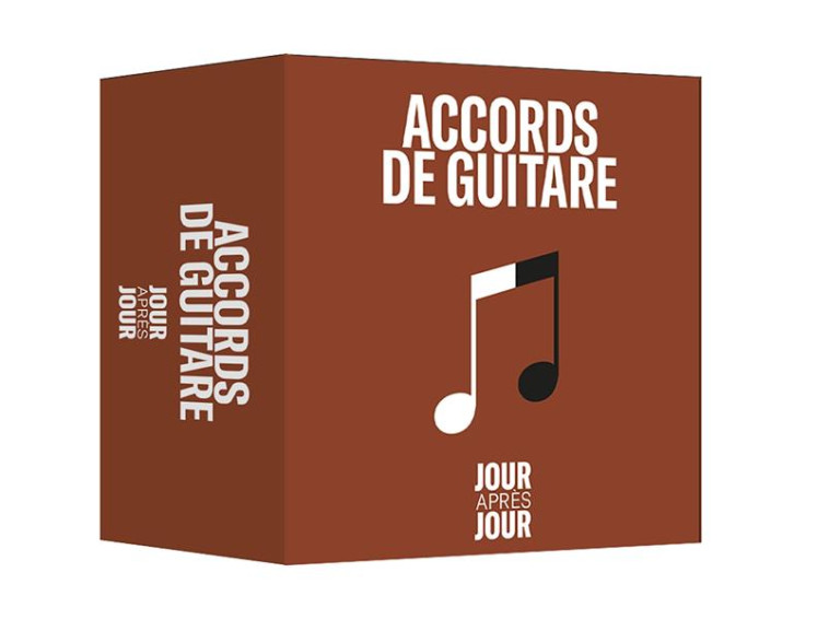 CALENDRIER JOUR APRES JOUR - ACCORDS DE GUITARE - COLLECTIF - PAPIER CADEAU