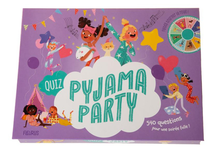 QUIZ PYJAMA PARTY - 540 QUESTIONS - MICHEL TRAN ADELINE - FLEURUS