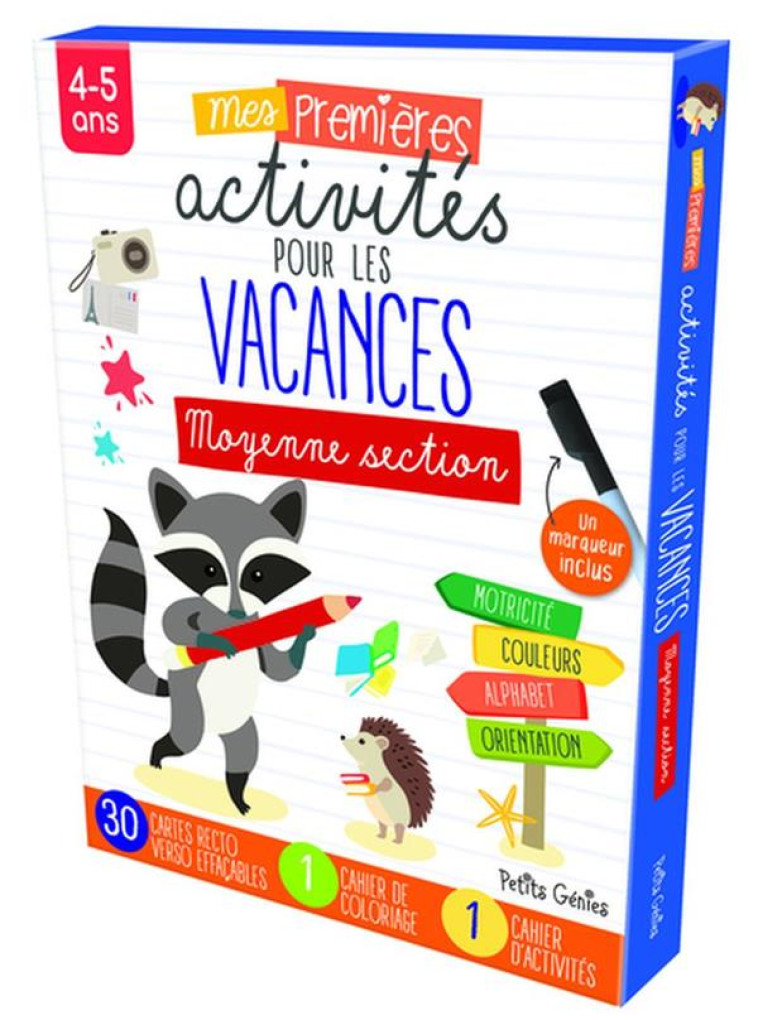 MES PREMIERES ACTIVITES POUR LES VACANCES MOYENNE SECTION - HUYNH/MENARD - NC