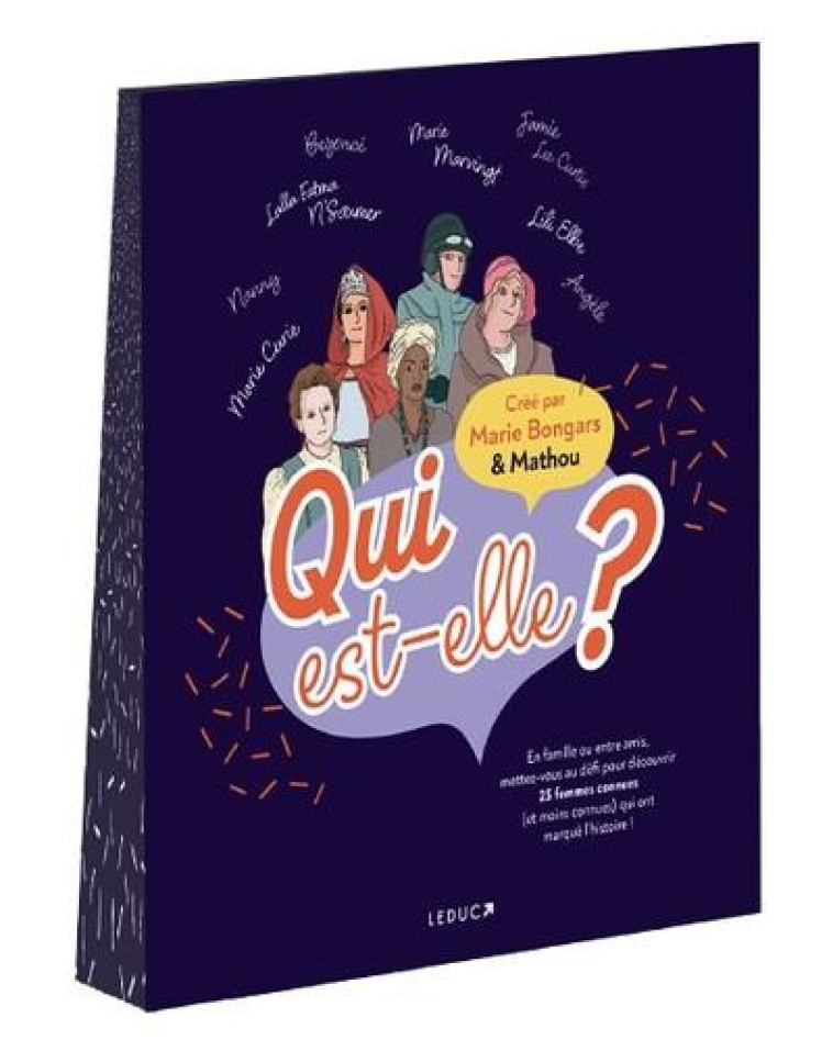 QUI EST-ELLE ? 25 FEMMES CONNUES (ET MOINS CONNUES) QUI ONT MARQUE L-HISTOIRE ! - LE QUI EST-CE ? FE - BONGARS/MATHOU - QUOTIDIEN MALIN