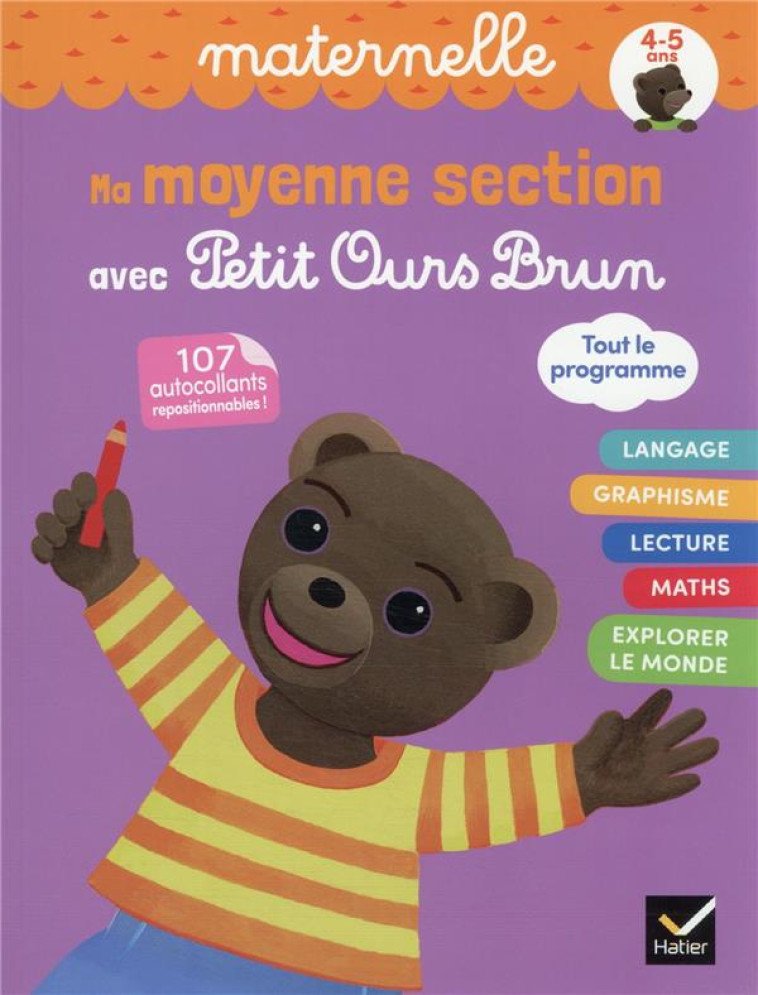 MA MOYENNE SECTION AVEC PETIT OURS BRUN - DOUTREMEPUICH - HATIER SCOLAIRE