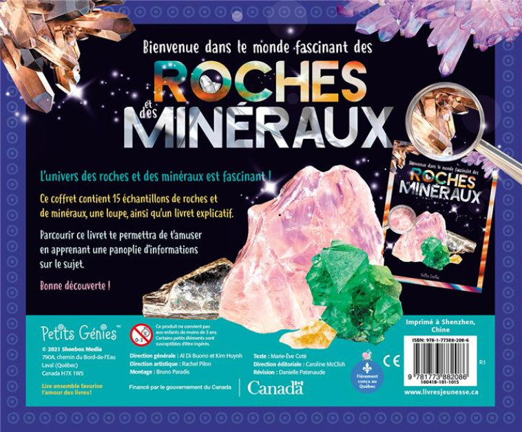 BIENVENUE DANS LE MONDE FASCINANT DES ROCHES ET DES MINERAUX - COTE/SHUTTERSTCOK - NC